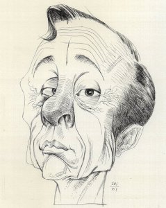 Tekening Siegfried Woldhek, uit mijn bundel Sportportretten op Maandag (2002)